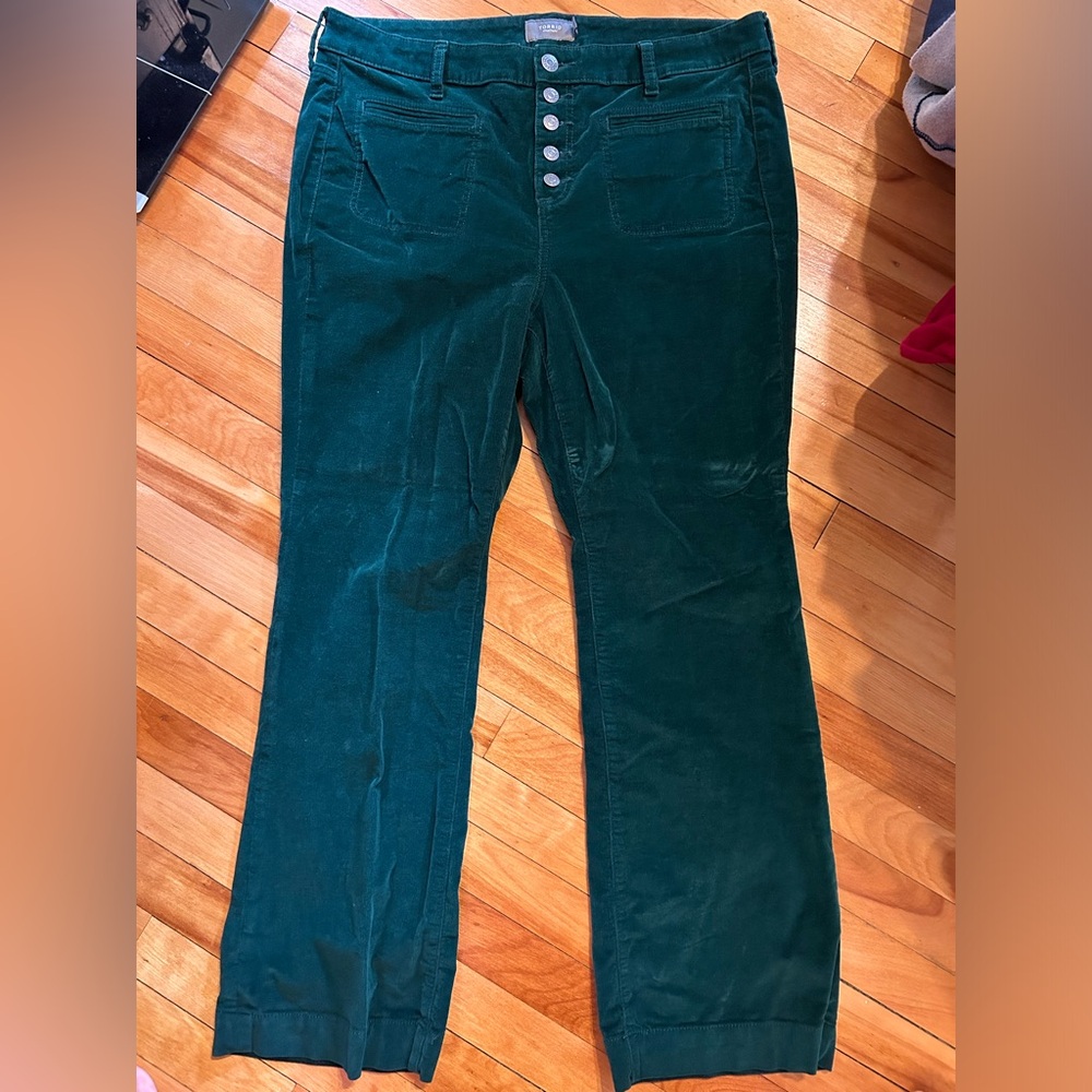 Torrid Teal Flare Pants